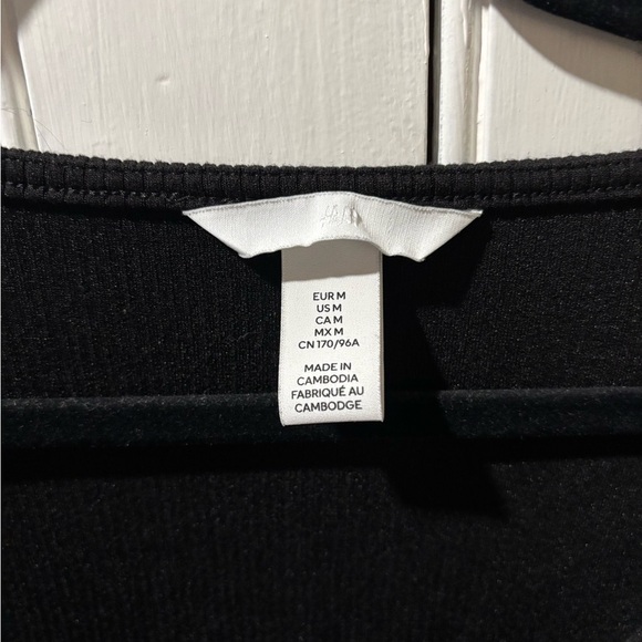 💕3/$25💕 H&M RIBBED JERSEY BODYSUIT - Picture 5 of 7